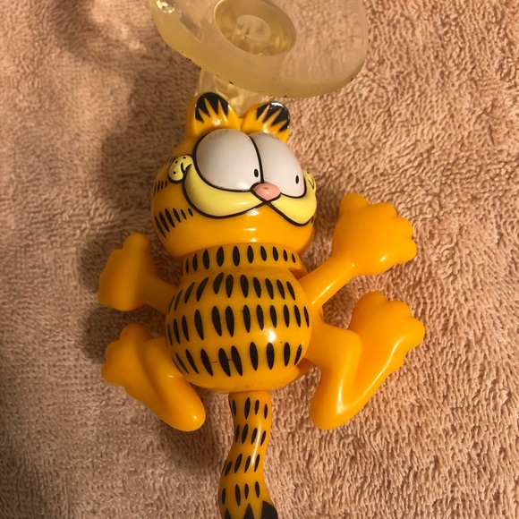 Paws Garfield Suction Cup Pull String Climbing & Moving Cat 4” Works - Picture 9 of 9